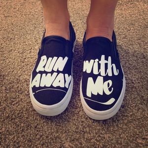 Baron Vin Fancy Vans! Size 7 women’s